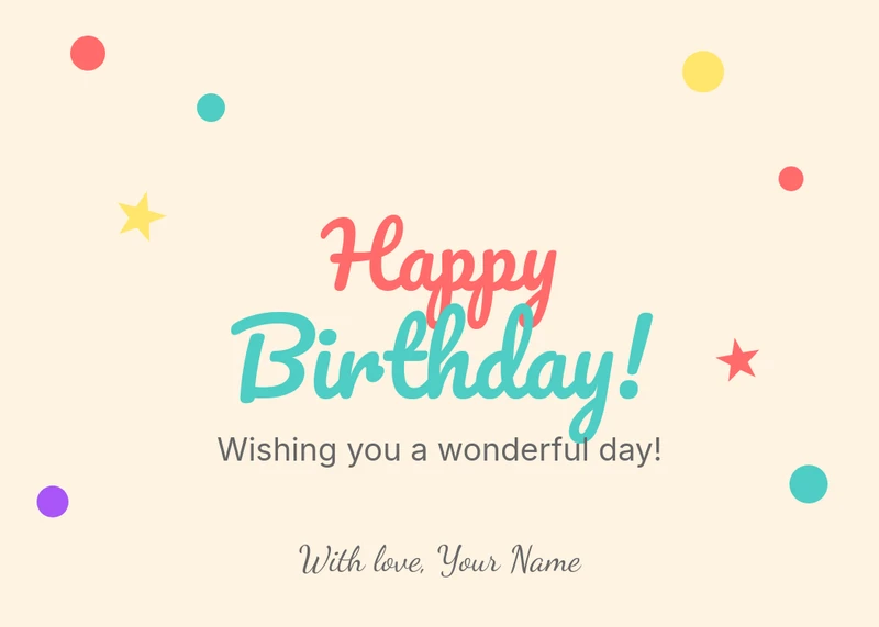 Colorful Birthday
