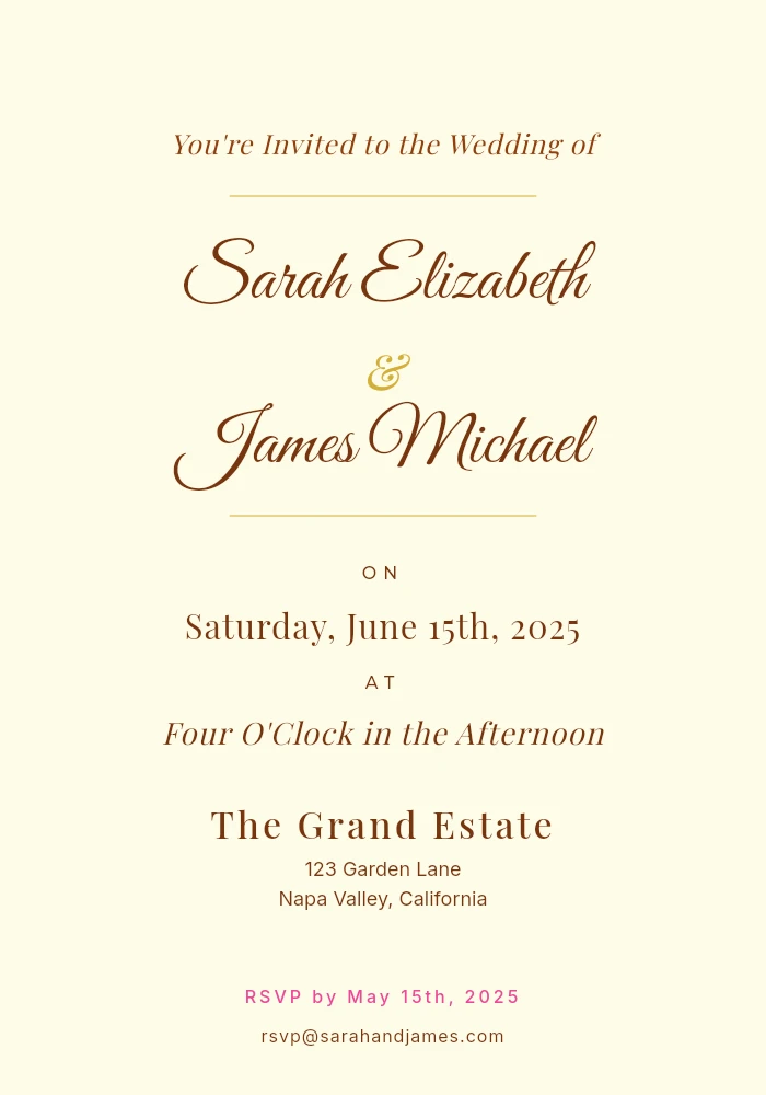 Wedding Floral