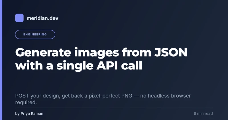 Starter OG Image (Variables) — open graph / blog template