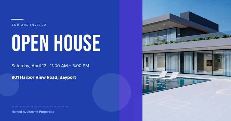 Open House Banner