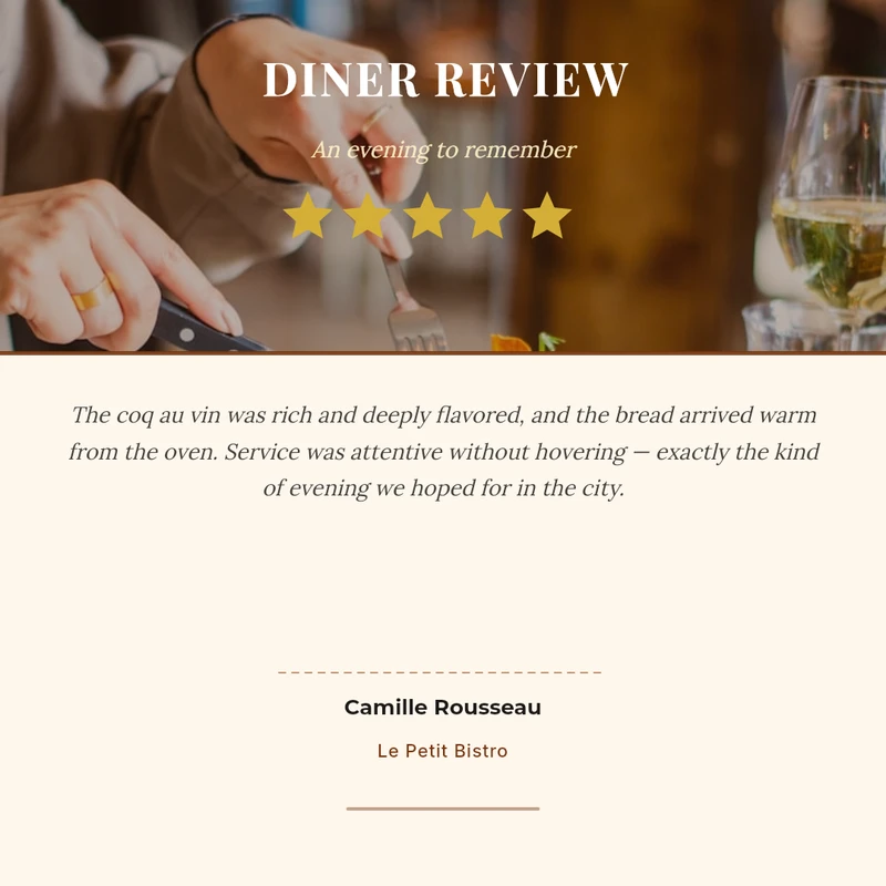 Restaurant Review