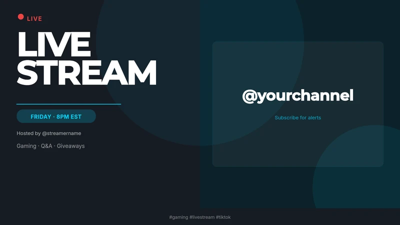 TikTok Landscape — Live Stream