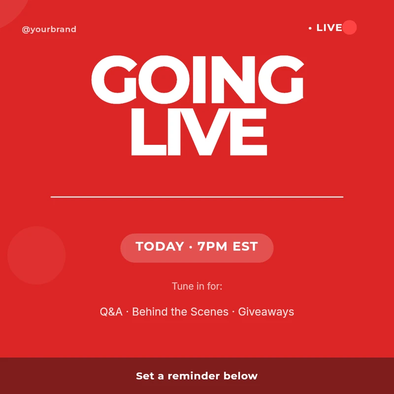 TikTok Square — Going Live