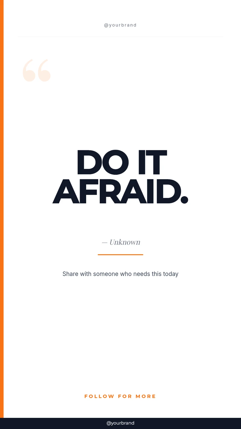 TikTok Video — Bold Quote