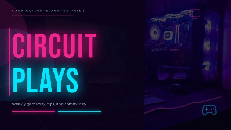Neon Magenta & Cyan Gaming